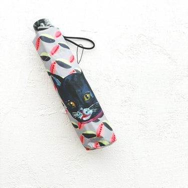 NathalieLete ナタリーレテ Nathalie Lete Folding umbrella Black cat 晴雨兼用 折りたたみ傘 510932