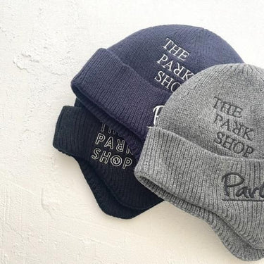THE PARK SHOP ザ パークショップ RANDOM PARK EARCAP NAVY KIDS TPS-727