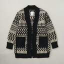 WONDER FULL LIFE ワンダーフルライフ WONDER FULL LIFE×TAKt HAND KNIT ivory×black WFL24-S05-10-2 KNIT＃10 men