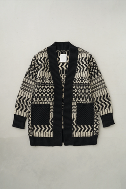 WONDER FULL LIFE ワンダーフルライフ WONDER FULL LIFE×TAKt HAND KNIT ivory×black WFL24-S05-10-2 KNIT＃10 men