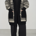WONDER FULL LIFE ワンダーフルライフ WONDER FULL LIFE×TAKt HAND KNIT ivory×black WFL24-S05-10-2 KNIT＃10 men