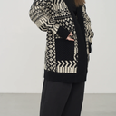 WONDER FULL LIFE ワンダーフルライフ WONDER FULL LIFE×TAKt HAND KNIT ivory×black WFL24-S05-10-2 KNIT＃10 men