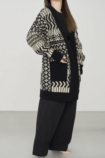 WONDER FULL LIFE ワンダーフルライフ WONDER FULL LIFE×TAKt HAND KNIT ivory×black WFL24-S05-10-2 KNIT＃10 men