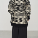 WONDER FULL LIFE ワンダーフルライフ WONDER FULL LIFE×TAKt HAND KNIT ivory×black WFL24-S05-10-2 KNIT＃10 men