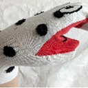 THE PARK SHOP ザ パークショップ ANIMAL PUPPET SOCKS white dog TPS-725