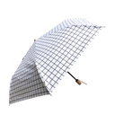 ★chocolatesoup★SUNSHADE FOLDING UMBRELLA GRID 晴雨兼用 折り畳み傘 CS-10143