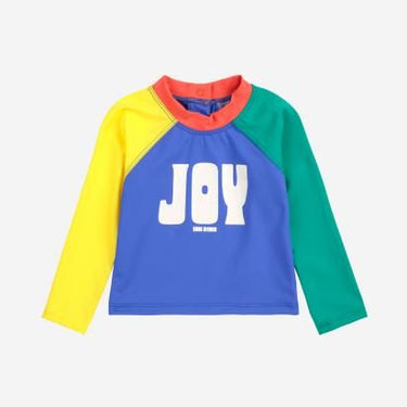 ★DROP2★2025SS★BOBOCHOSES ボボショーズ Joy color block swim T-shirt baby B125AB098