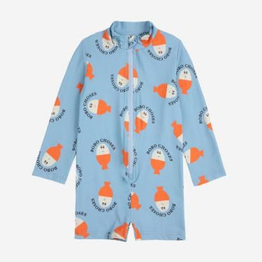 ★DROP2★2025SS★BOBOCHOSES ボボショーズ Morning Egg all over swim overall baby B125AB103