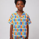★DROP2★2025SS★BOBOCHOSES ボボショーズ Multicolor Bobo Choses all over woven shirt B125AC128