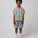 ★DROP2★2025SS★BOBOCHOSES ボボショーズ Multicolor Bobo Choses all over woven shirt B125AC128