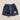 ★DROP2★2025SS★BOBOCHOSES ボボショーズ Smiling mid blue denim bermuda shorts B125AC145