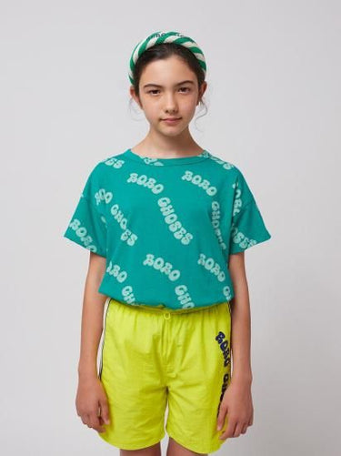 ★DROP2★2025SS★BOBOCHOSES ボボショーズ Wavy Bobo Choses tracksuit bermuda shorts B125AC066