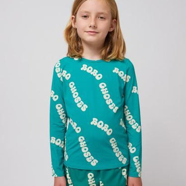 ★DROP2★2025SS★BOBOCHOSES ボボショーズ Wavy Bobo Choses all over swim T-shirt B125AC111