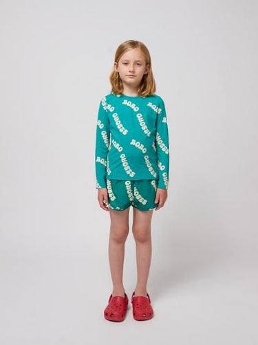 ★DROP2★2025SS★BOBOCHOSES ボボショーズ Wavy Bobo Choses all over swim T-shirt B125AC111