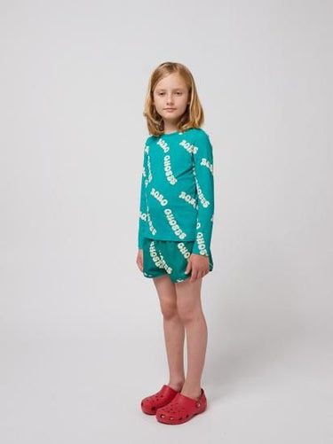 ★DROP2★2025SS★BOBOCHOSES ボボショーズ Wavy Bobo Choses all over swim T-shirt B125AC111