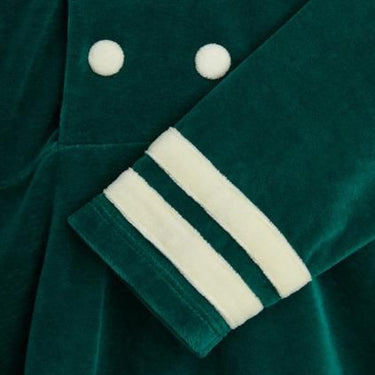 ★PRE 2025SS collection★mini rodini ミニロディーニ Sailor velour ls dress Green