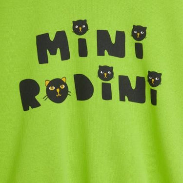 ★PRE 2025SS collection★mini rodini ミニロディーニ Mini Rodini cats sp sweatshirt Green