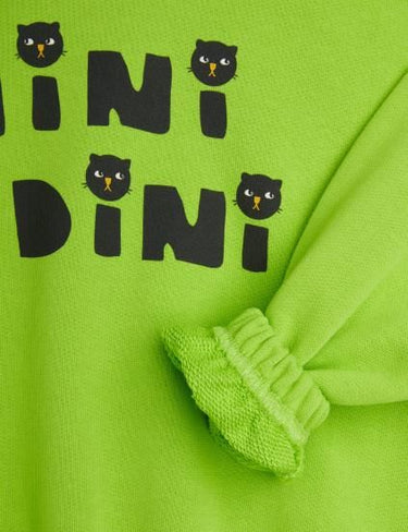 ★PRE 2025SS collection★mini rodini ミニロディーニ Mini Rodini cats sp sweatshirt Green