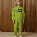★PRE 2025SS collection★mini rodini ミニロディーニ Mini Rodini cats sp sweatshirt Green