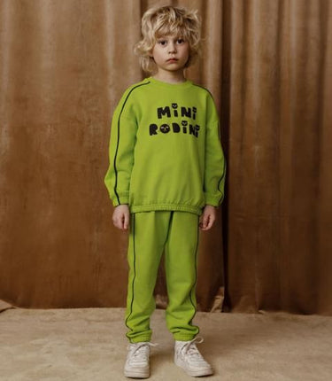 ★PRE 2025SS collection★mini rodini ミニロディーニ Mini Rodini cats sp sweatshirt Green