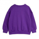 ★PRE 2025SS collection★mini rodini ミニロディーニ Sunday emb sweatshirt Purple