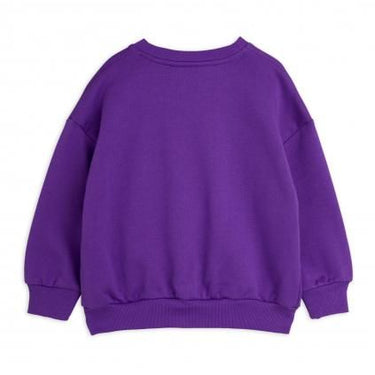 ★PRE 2025SS collection★mini rodini ミニロディーニ Sunday emb sweatshirt Purple