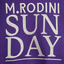 ★PRE 2025SS collection★mini rodini ミニロディーニ Sunday emb sweatshirt Purple