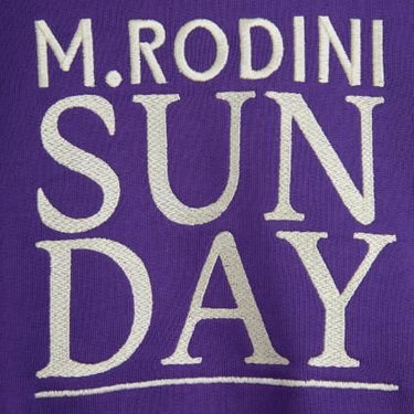 ★PRE 2025SS collection★mini rodini ミニロディーニ Sunday emb sweatshirt Purple