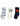 ★PRE 2025SS collection★mini rodini ミニロディーニ Bow 3-pack socks Multi