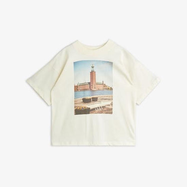 ★Chapter1★2025SS★mini rodini ミニロディーニ City hall ss tee Offwhite