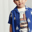 ★Chapter1★2025SS★mini rodini ミニロディーニ City hall ss tee Offwhite