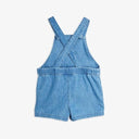 ★Chapter2★2025SS★mini rodini ミニロディーニ Note emb lightweight denim dungarees Blue
