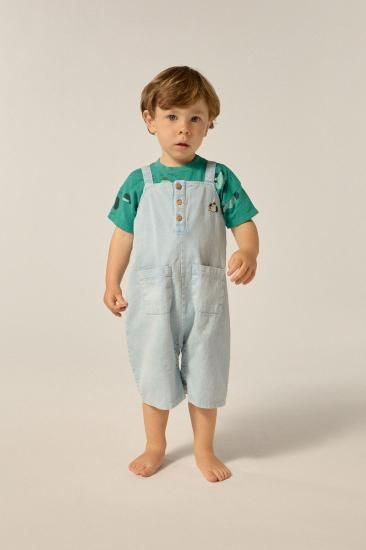 ★2025SS★The Campamento カンパメント DENIM BABY DUNGAREE BLUE TC-SS25-BABY-45