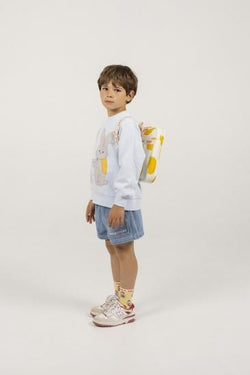 ★DROP2★2025SS★tinycottons タイニーコットンズ SUN TODDLER BACKPACK off-white SS25-402