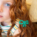 ★DROP1★2025SS★tinycottons タイニーコットンズ BOW BIG CLIP emerald SS25-432