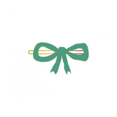 ★DROP1★2025SS★tinycottons タイニーコットンズ BOW BIG CLIP emerald SS25-432