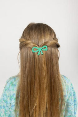 ★DROP1★2025SS★tinycottons タイニーコットンズ BOW BIG CLIP emerald SS25-432