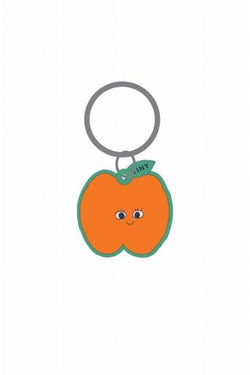 ★DROP2★2025SS★tinycottons タイニーコットンズ APPLE KEY CHAIN tangerine SS25-Z01