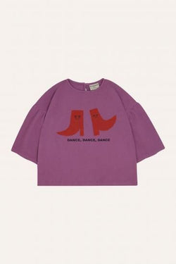 ★2025SS★The Campamento カンパメント HAPPY BOOTS PURPLE KIDS TSHIRT PURPLE TC-SS25-24