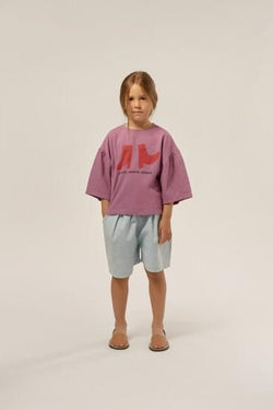 ★2025SS★The Campamento カンパメント HAPPY BOOTS PURPLE KIDS TSHIRT PURPLE TC-SS25-24