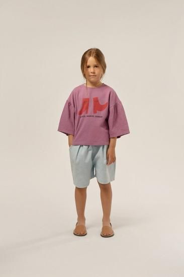 ★2025SS★The Campamento カンパメント HAPPY BOOTS PURPLE KIDS TSHIRT PURPLE TC-SS25-24