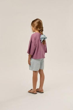 ★2025SS★The Campamento カンパメント HAPPY BOOTS PURPLE KIDS TSHIRT PURPLE TC-SS25-24