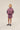 ★2025SS★The Campamento カンパメントPURPLE COLOR BLOCK KIDS ZIPPED SWEATSHIRT PURPLE TC-SS25-53
