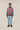 ★2025SS★The Campamento カンパメントPURPLE COLOR BLOCK KIDS ZIPPED SWEATSHIRT PURPLE TC-SS25-53