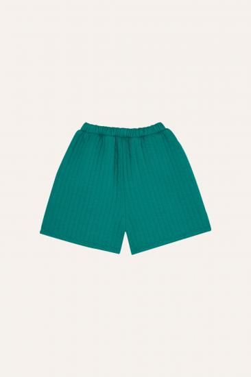 ★2025SS★The Campamento カンパメント GREEN PADDED KIDS SHORTS GREEN TC-SS25-84