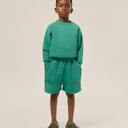 ★2025SS★The Campamento カンパメント GREEN PADDED KIDS SHORTS GREEN TC-SS25-84