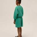 ★2025SS★The Campamento カンパメント GREEN PADDED KIDS SHORTS GREEN TC-SS25-84