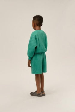 ★2025SS★The Campamento カンパメント GREEN PADDED KIDS SHORTS GREEN TC-SS25-84