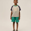 ★2025SS★The Campamento カンパメント GREEN PADDED KIDS SHORTS GREEN TC-SS25-84