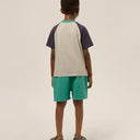 ★2025SS★The Campamento カンパメント GREEN PADDED KIDS SHORTS GREEN TC-SS25-84